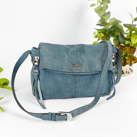 Aimee Kestenberg Handbags - SOLD Aimee Kestenberg Denim Leather Crossbody